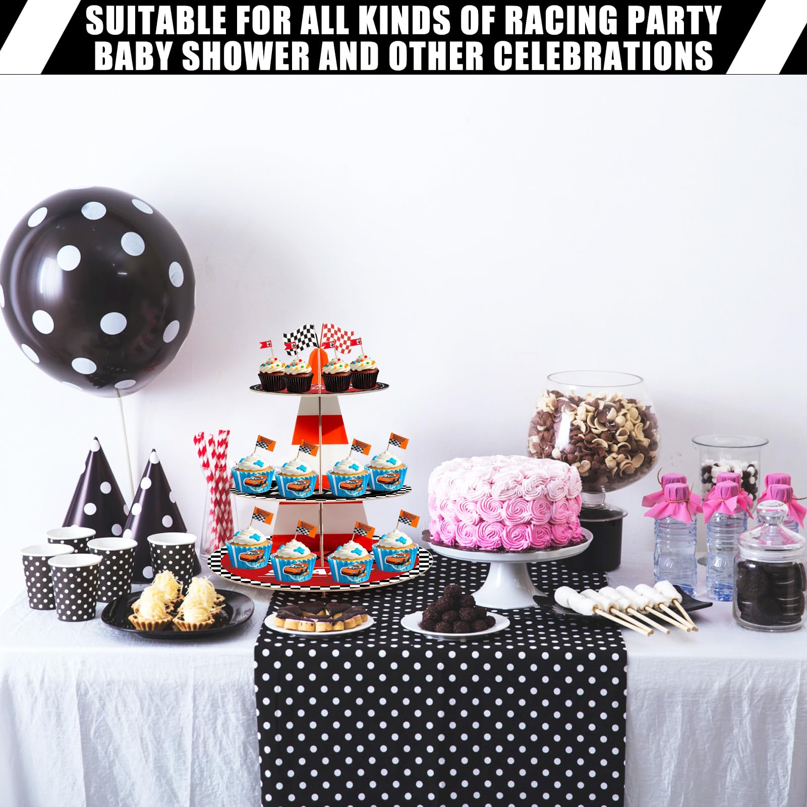 xbaiyanr diseño-dulces-carrera: idea de ambientación para pasteles y galletas.