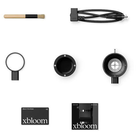 xBloom Studio matriz LED que visualiza las etapas de extracción