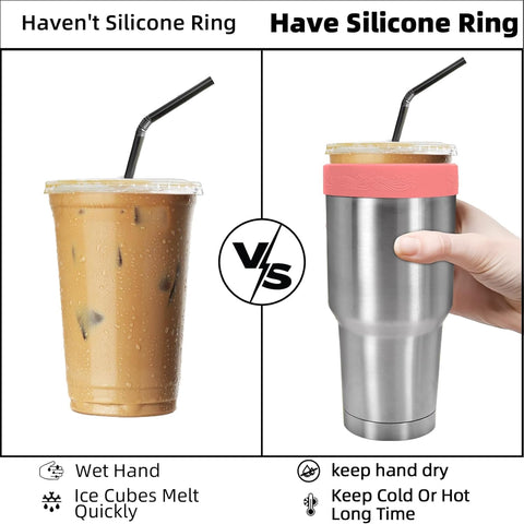 XccMe anillo de silicona 30oz ideal para uso diario en cafeterías