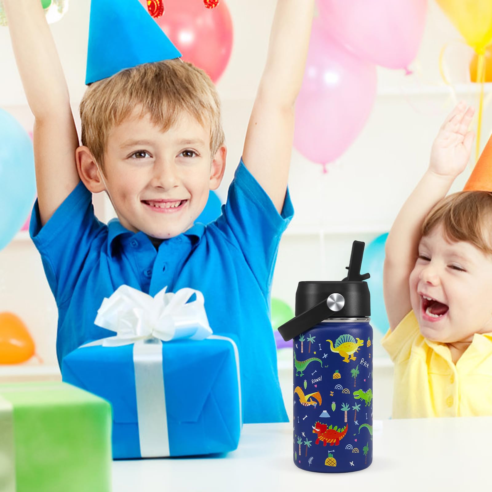 XccMe botella infantil dinosaurio personalizado, añade diversión al beber diario
