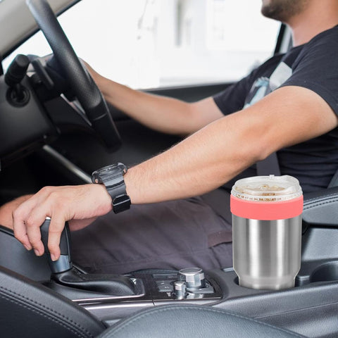XccMe tapa de silicona reutilizable para tumbler 30oz mantiene bebidas frías