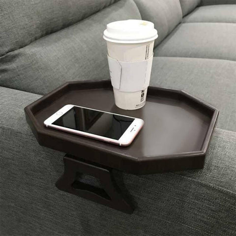 Xchouxer bandeja para reposabrazos, superficie estable para snacks y móvil.