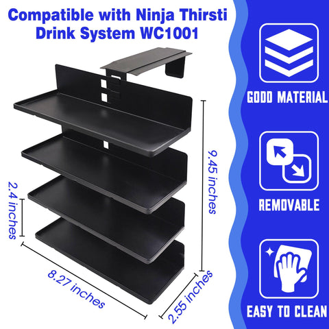  xcivi organizador de sabores para Ninja Thirsti WC1001: acceso fácil a cápsulas.