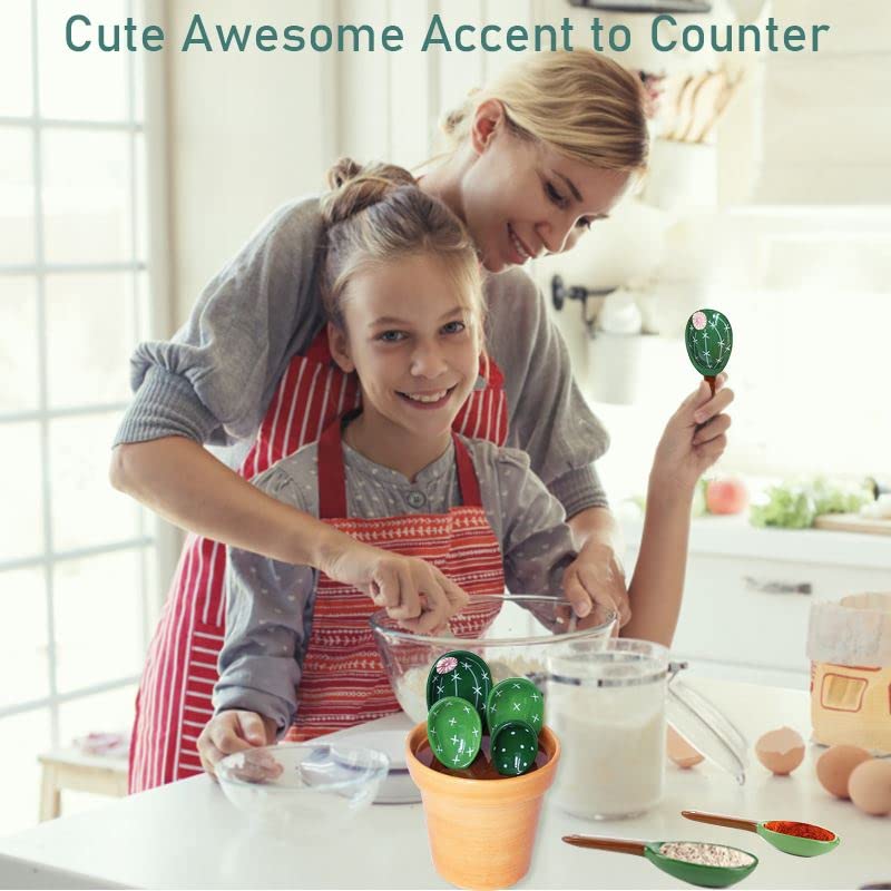 XDONEF Cactus: cucharadita para medir ingredientes con precisión.