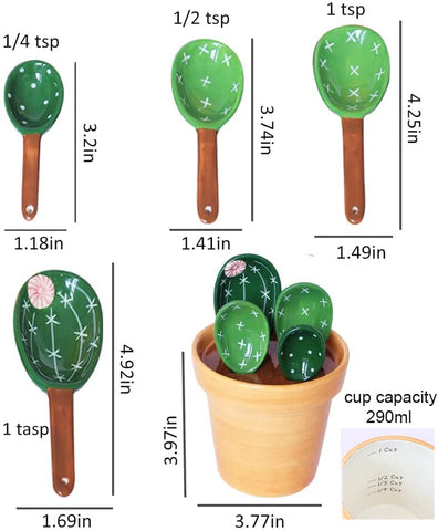 xdonef regalo cactus cocina: regalo perfecto para mamás y amantes de la repostería.