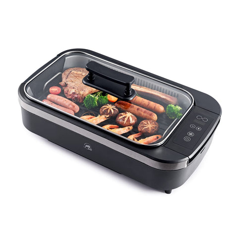 X&E grill interior sin humo para 5 personas, ideal para cenas familiares
