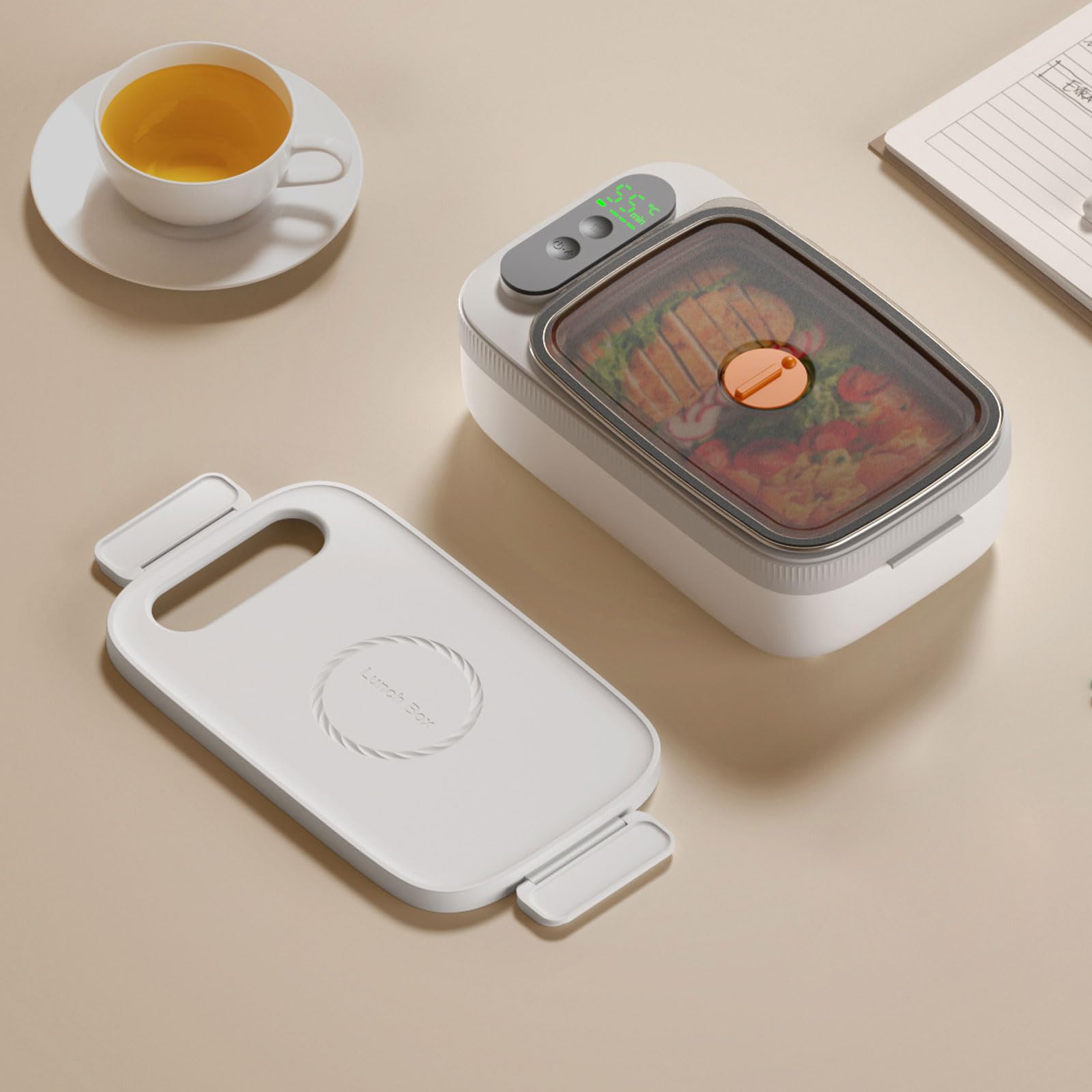 Xeamun Lunchbox con batería de 14000mAh para calentar comidas en cualquier lugar