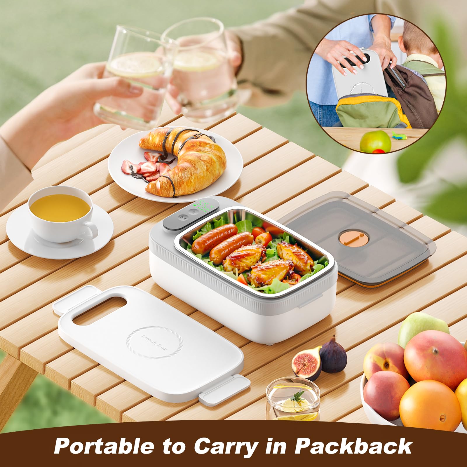 Xeamun Lunchbox capacidad 1000ml para una porción completa