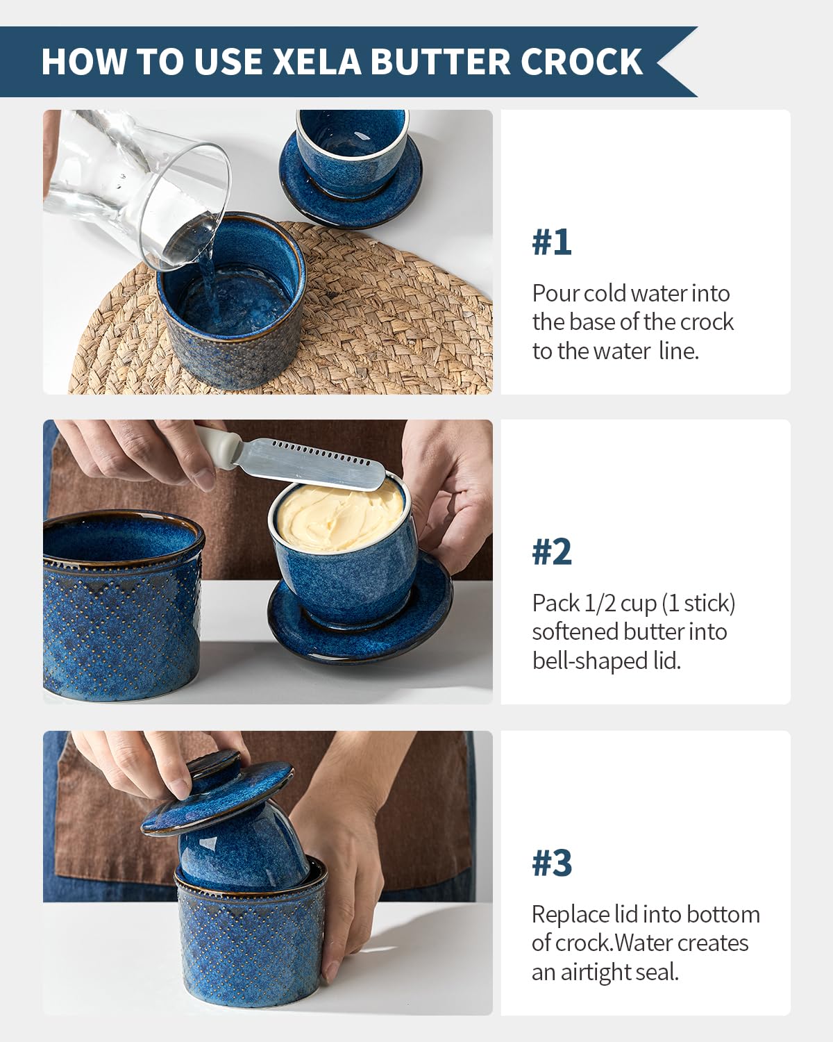Apto para nevera y lavavajillas con XELA