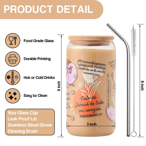 Xelewooz vaso cristal resistente, diseño duradero y fácil de lavar