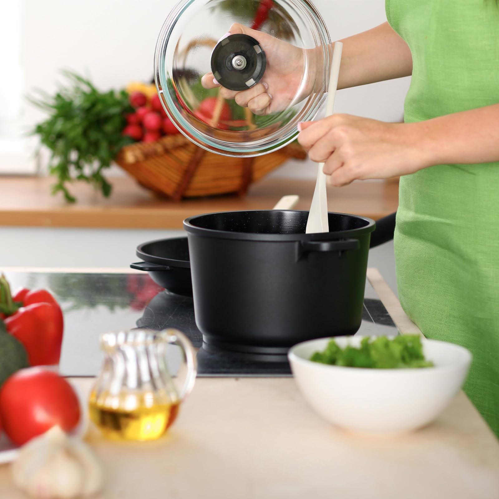 Cucharas de madera Xelsluthe para cocinar y servir en casa