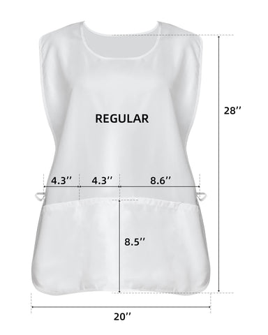 Xeoxarel delantal universal con tirantes ajustables, cómodo para largas jornadas.