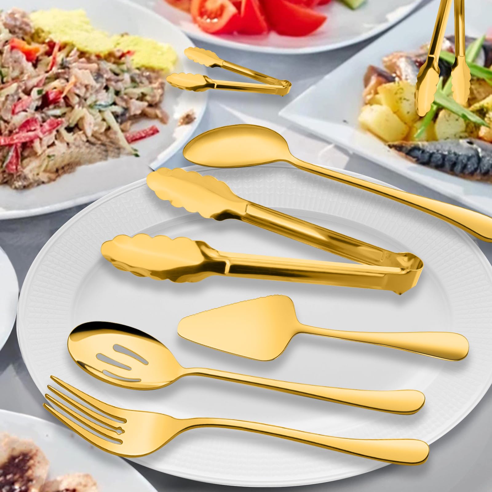 XEVOM tenedor de servir ideal para porciones grandes y presentaciones