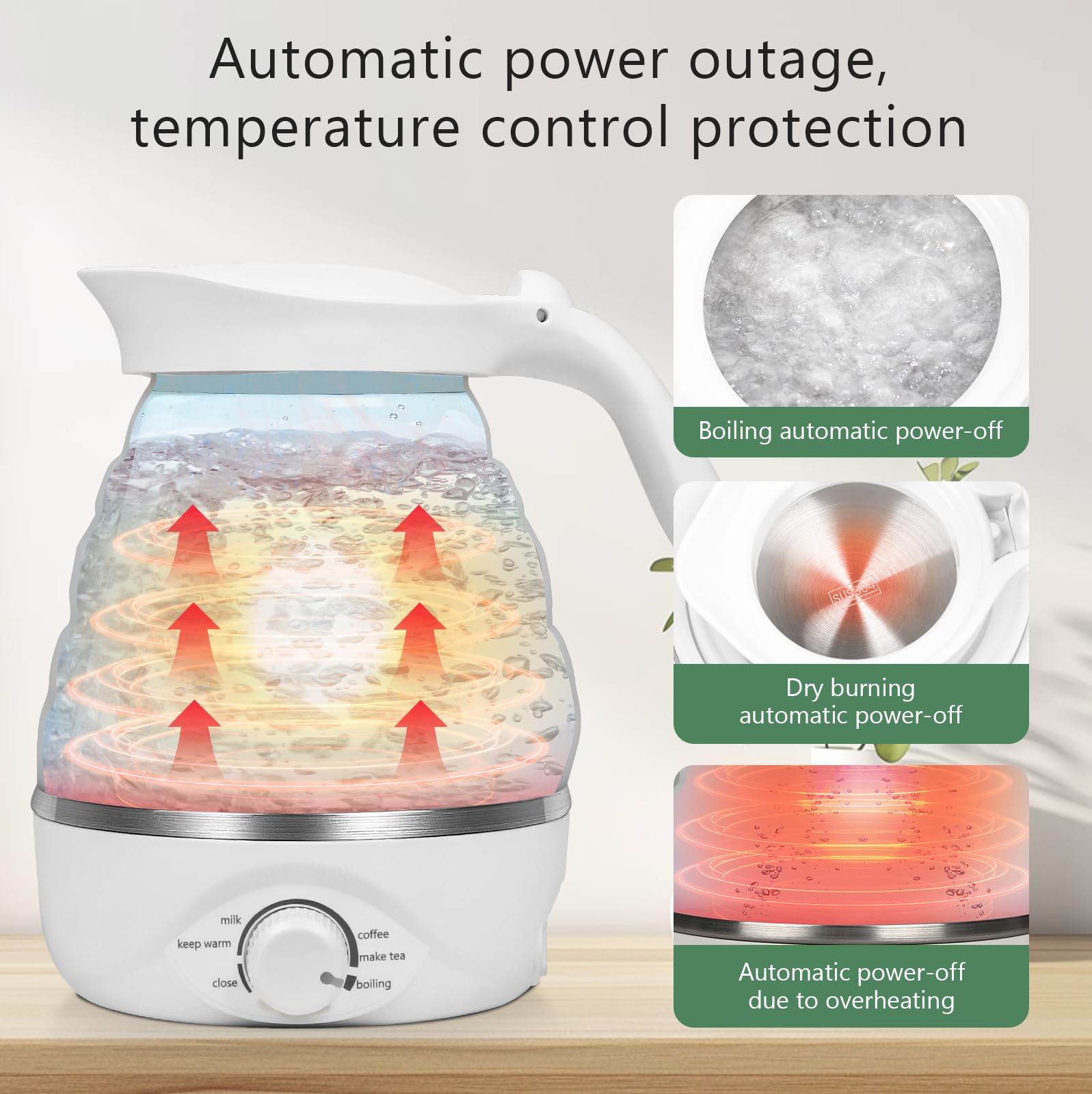 Cuerpo de silicona libre de BPA de Xfbaozxy, resistente al calor.