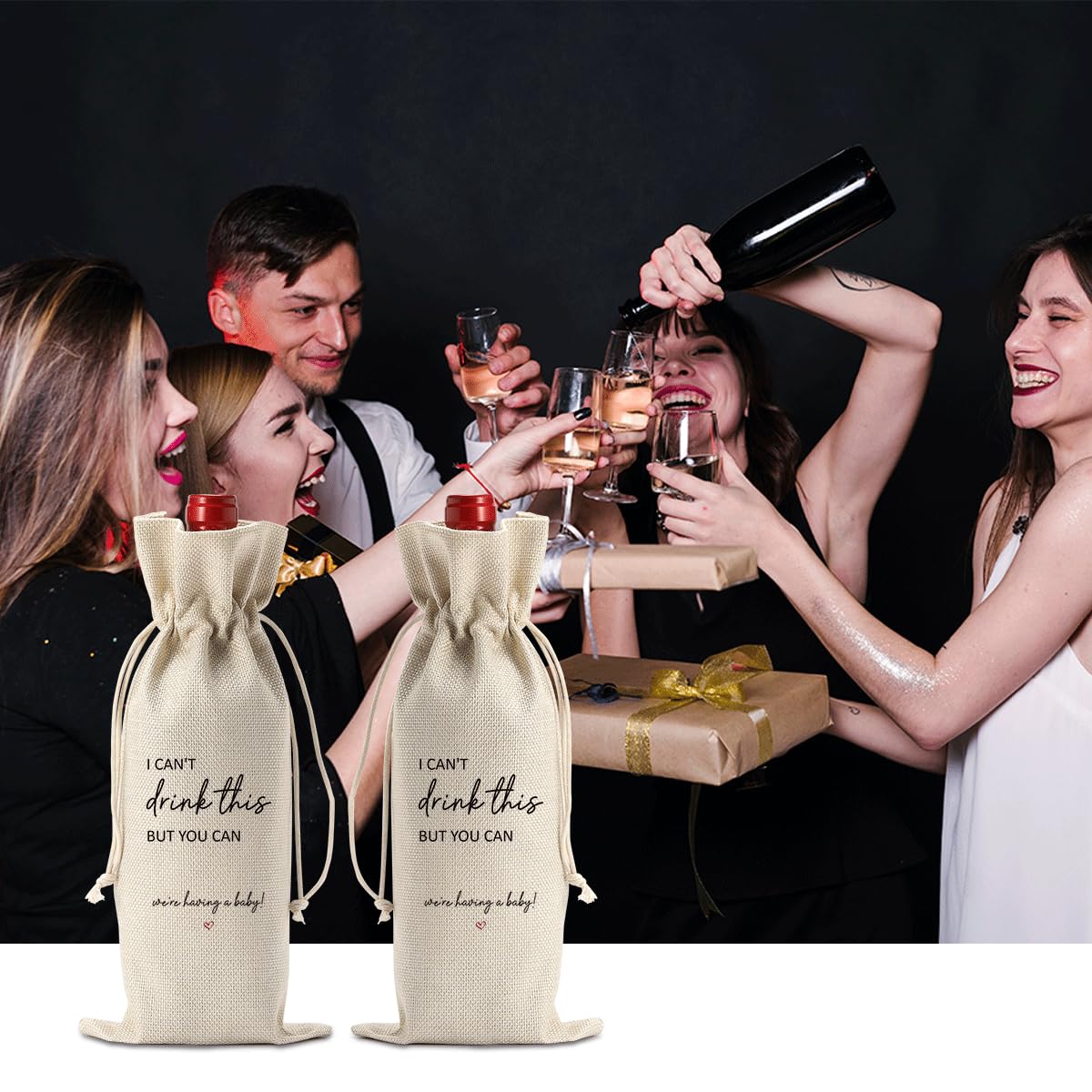 XFW bolsa de vino con diseño único para fiestas memorables