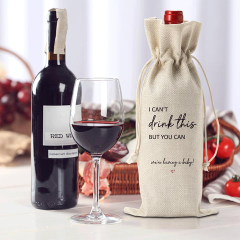 XFW ideas de regalo para nuevos padres con bolsa de vino