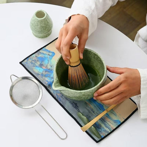 XhiGeUFG Set Matcha paño de algodón para limpieza rápida