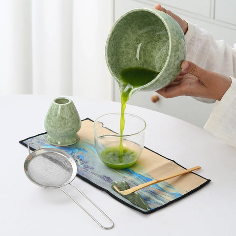 XhiGeUFG Set Matcha tamiz para tamizar polvo fino
