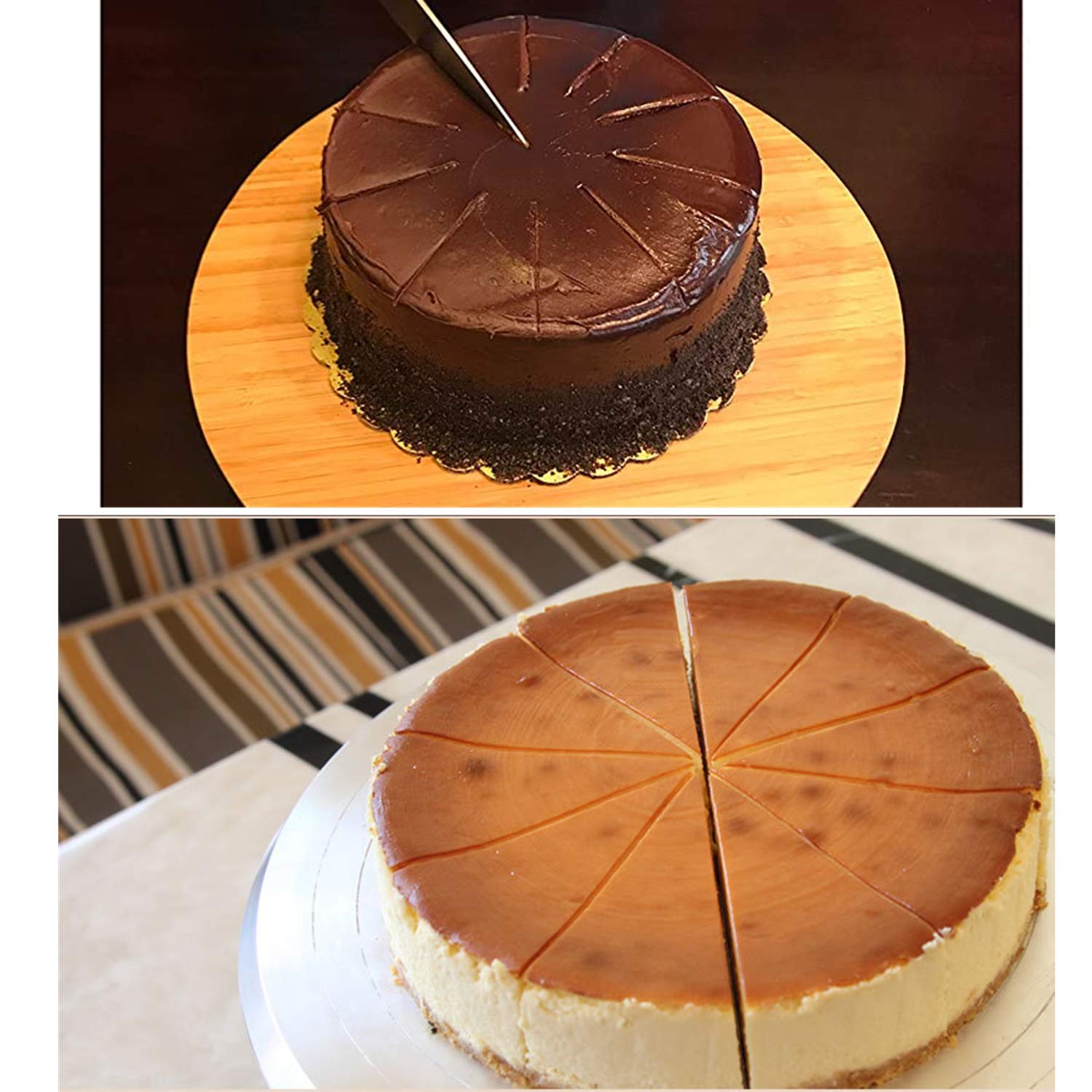 Divisor de tarta XIAOHONG con 12 porciones para tartas de 26 cm.