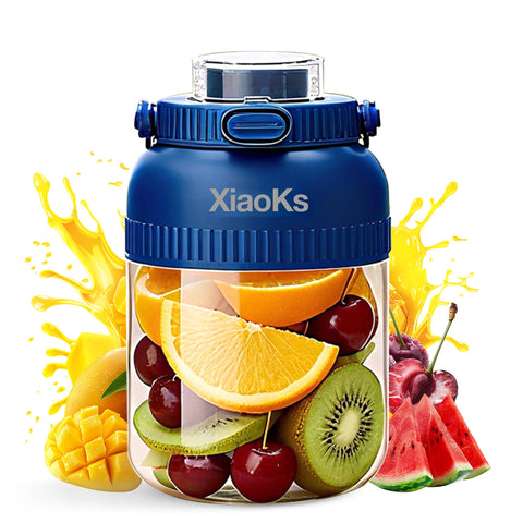 Batidora portátil Xiaoks con mango ergonómico para uso con una mano.