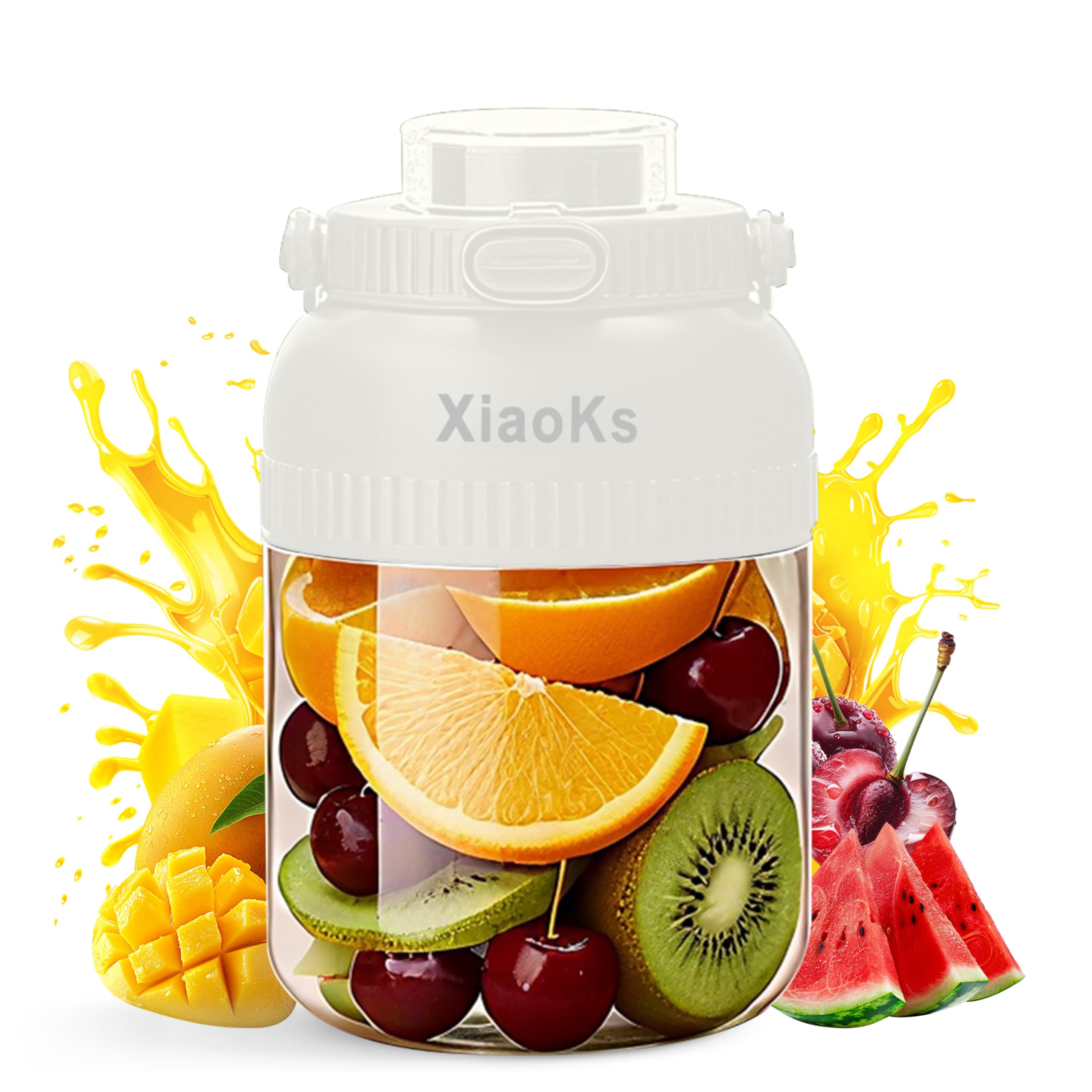 Licuadora Xiaoks portátil con mango ergonómico para uso con una mano