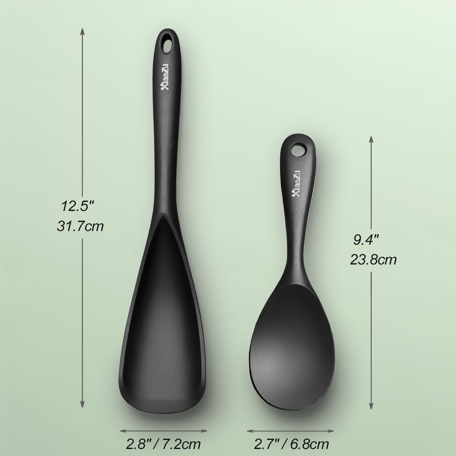 XiaoZu silicona resistente al calor 315°C, segura para utensilios antiadherentes
