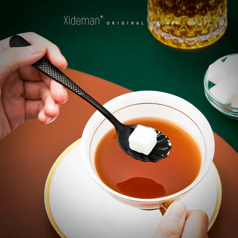 Xideman cucharita de azúcar, diseño elegante para servir en mesas