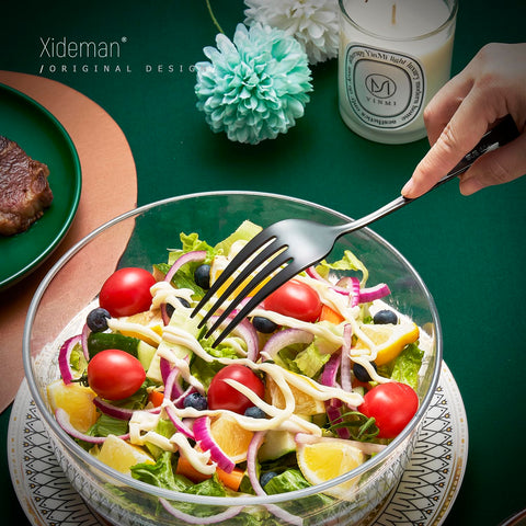 Xideman tenedor para servir, mango ergonómico para repartir con confianza