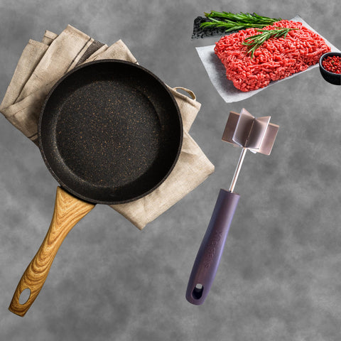 Cabezal de aplastar carne resistente para desmenuzar carnes duras con control.