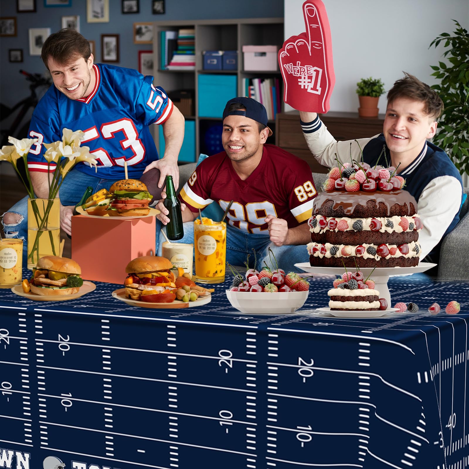 Mantel XIENBLOC para eventos deportivos, perfecto para reuniones previas al partido y campus.