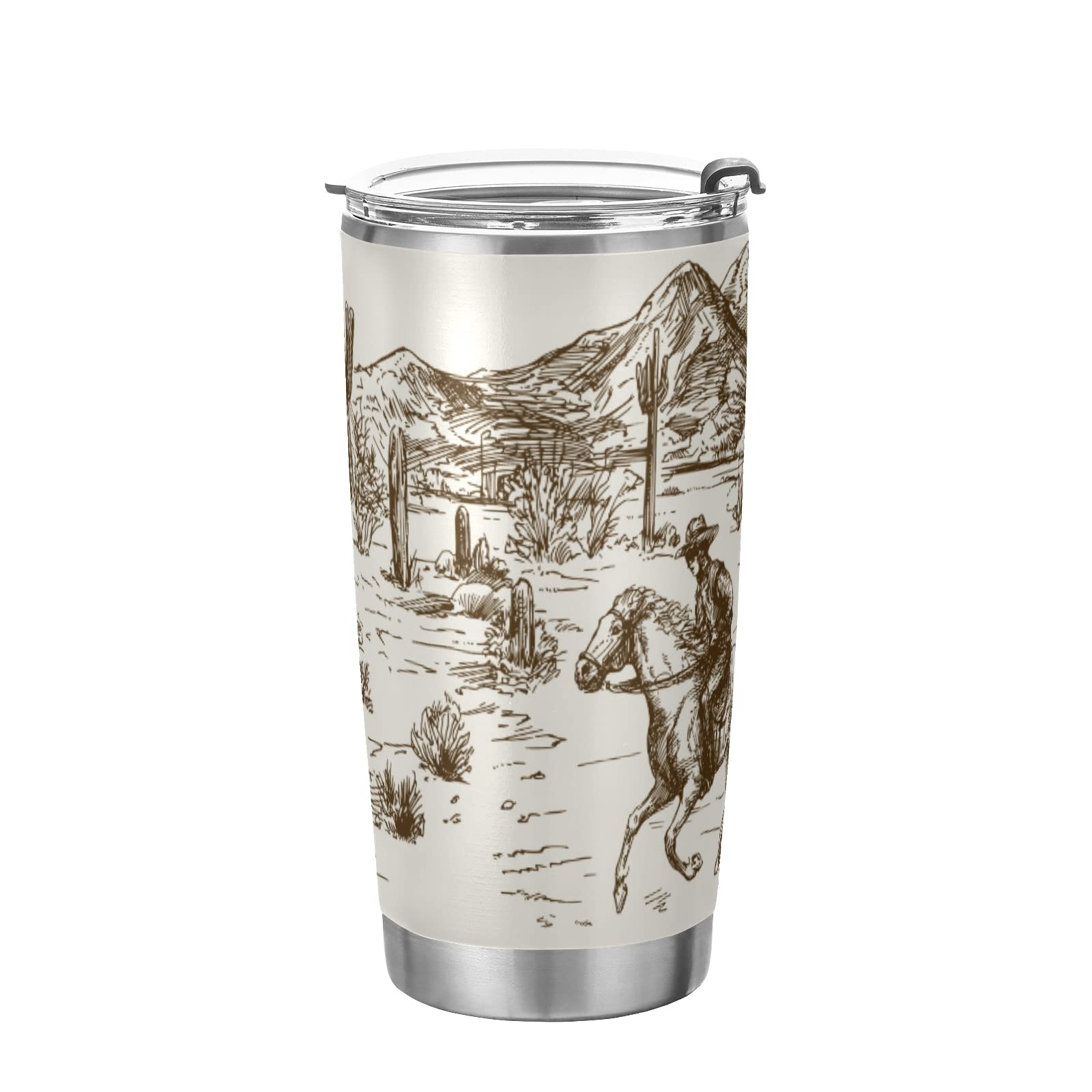 Vaso térmico Xigua de 20 onzas con tapa para mantener bebidas frías o calientes.
