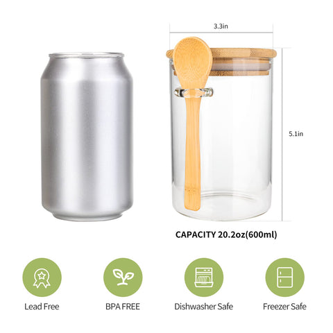 Xigugo cuchara de bambu para tarros de vidrio facilita medir sin ensuciar