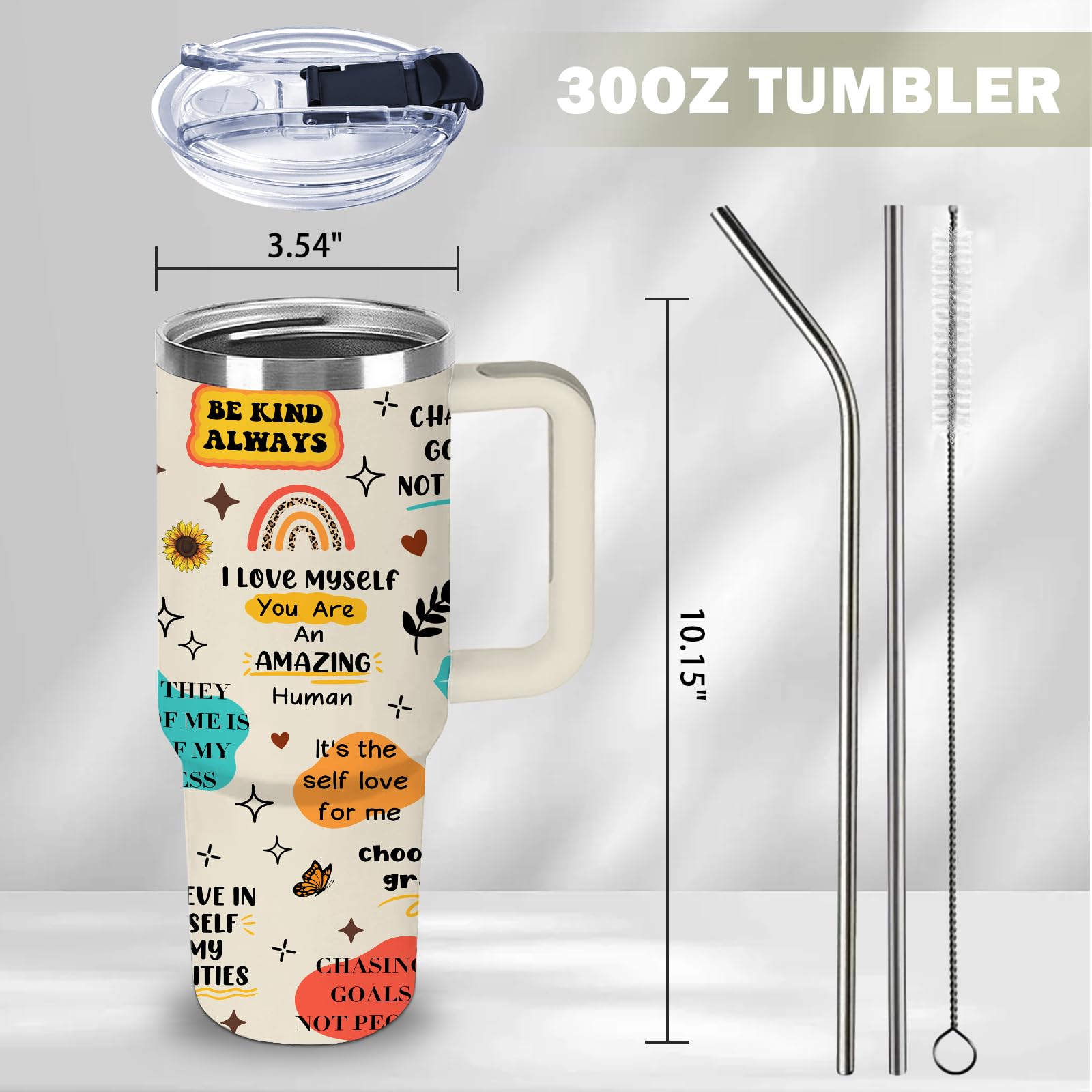 Taza xiiai de doble pared en acero inoxidable para bebidas frías o calientes