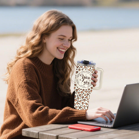 xiiai vaso térmico Leopardo compatible con portavasos estándar, se adapta a vehículos