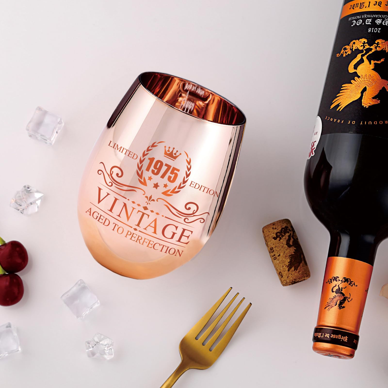 Vaso xilaxila vino rosado retro, uso diario para brindis y momentos.