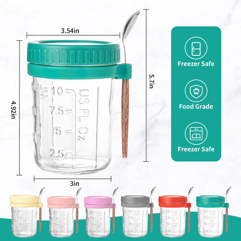 Xileanalee cucharas integradas para comer fuera de casa con comodidad.