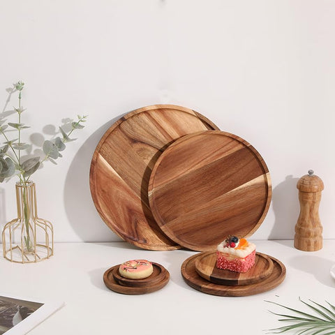 XIMISISE bandeja de madera, fácil limpieza y cuidado diario.