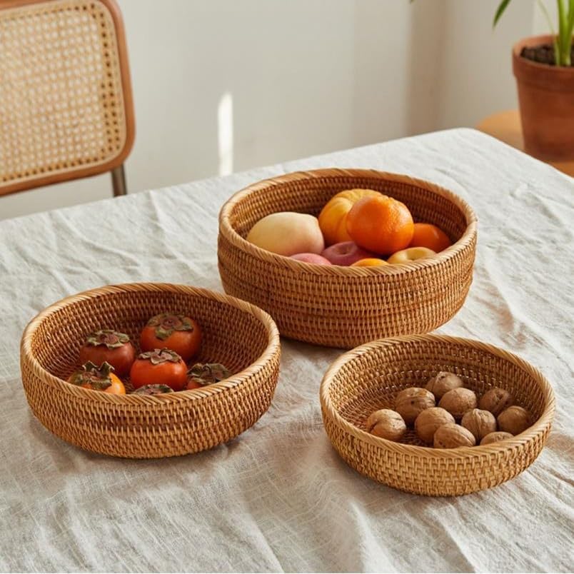 La cesta XIMISISE para frutas mediana es ideal en la encimera.