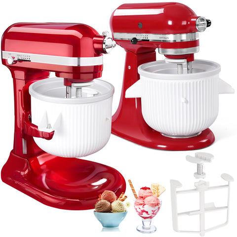 XINBOOGQ acoplador de helado para KitchenAid, compatibilidad amplia para postres caseros