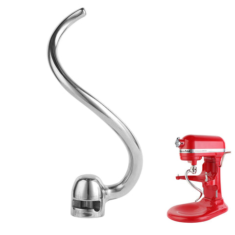 XINBOOGQ gancho de masa espiral en acero inoxidable para amasado suave y uniforme