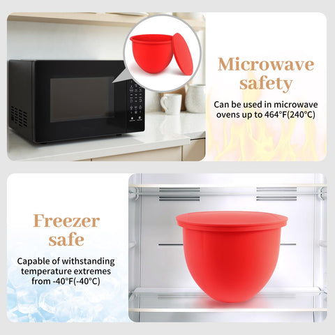 XINBOOGQ liners silicona durables 3 unidades para cambiar entre recetas