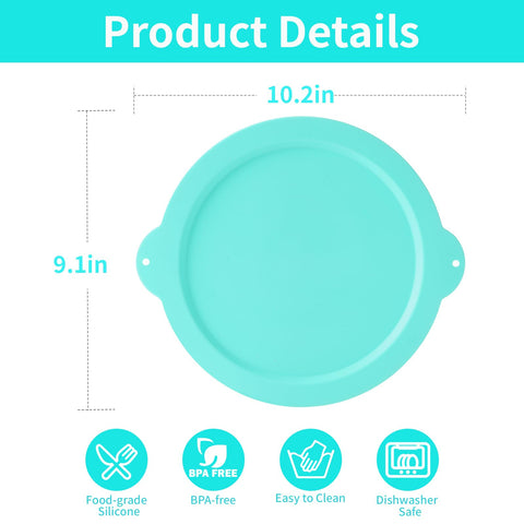 XINBOOGQ: tapa para cuenco acero inoxidable 5qt, sellado seguro para almacenamiento.
