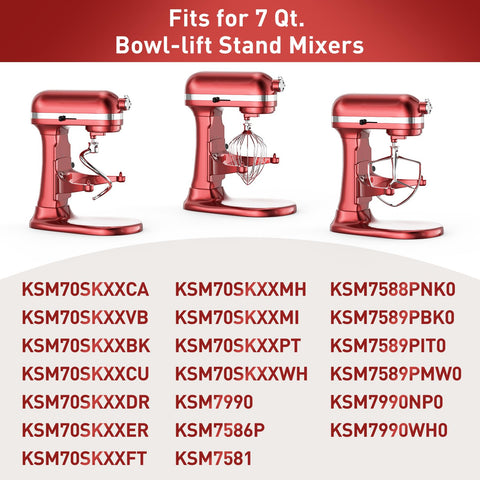XINCAN diseño compatible con KitchenAid 7QT, mejora versatilidad.