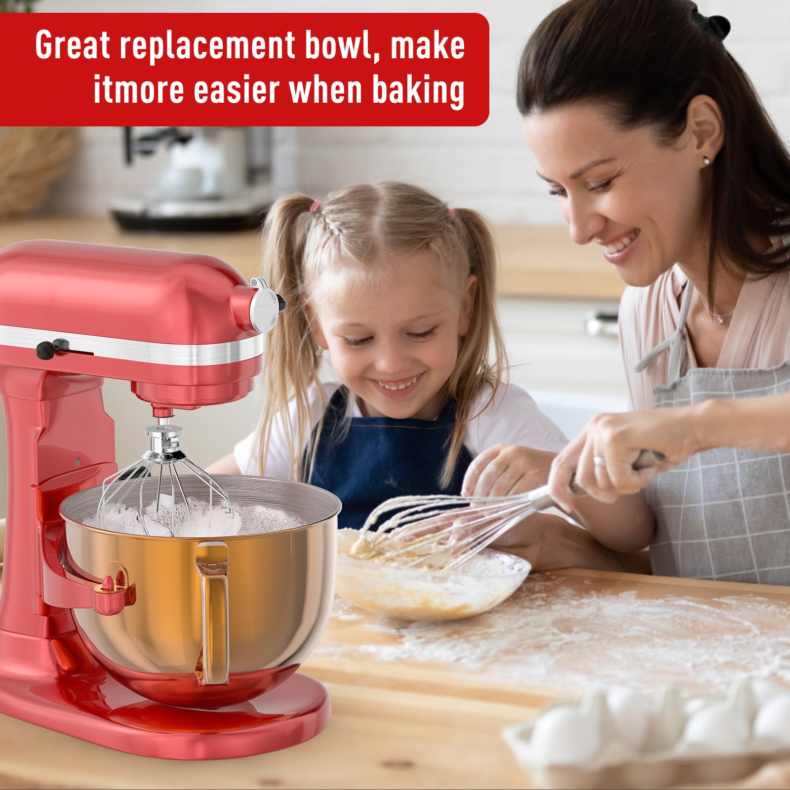 XINCAN tazón resistente, acero inoxidable 304 para uso diario en cocina.