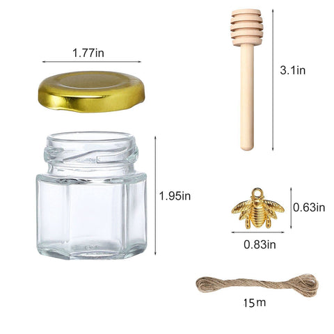 XING-RUIYANG cucharilla madera para miel, fácil de verter.