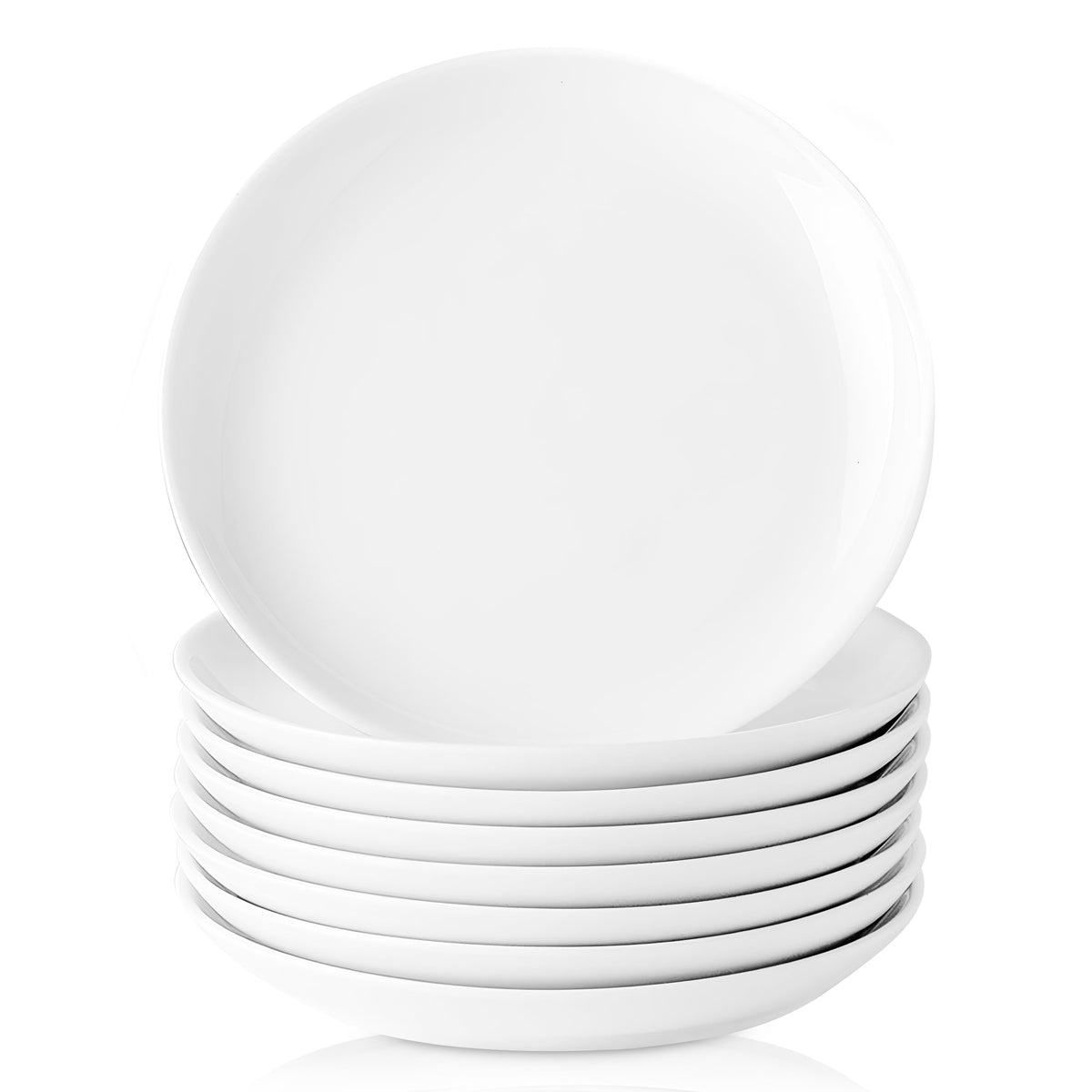 XINLTC plato cerámico de 5,6 pulgadas en marfil para aperitivos y pan