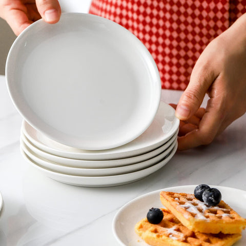 XINLTC platos para reuniones y eventos en color marfil