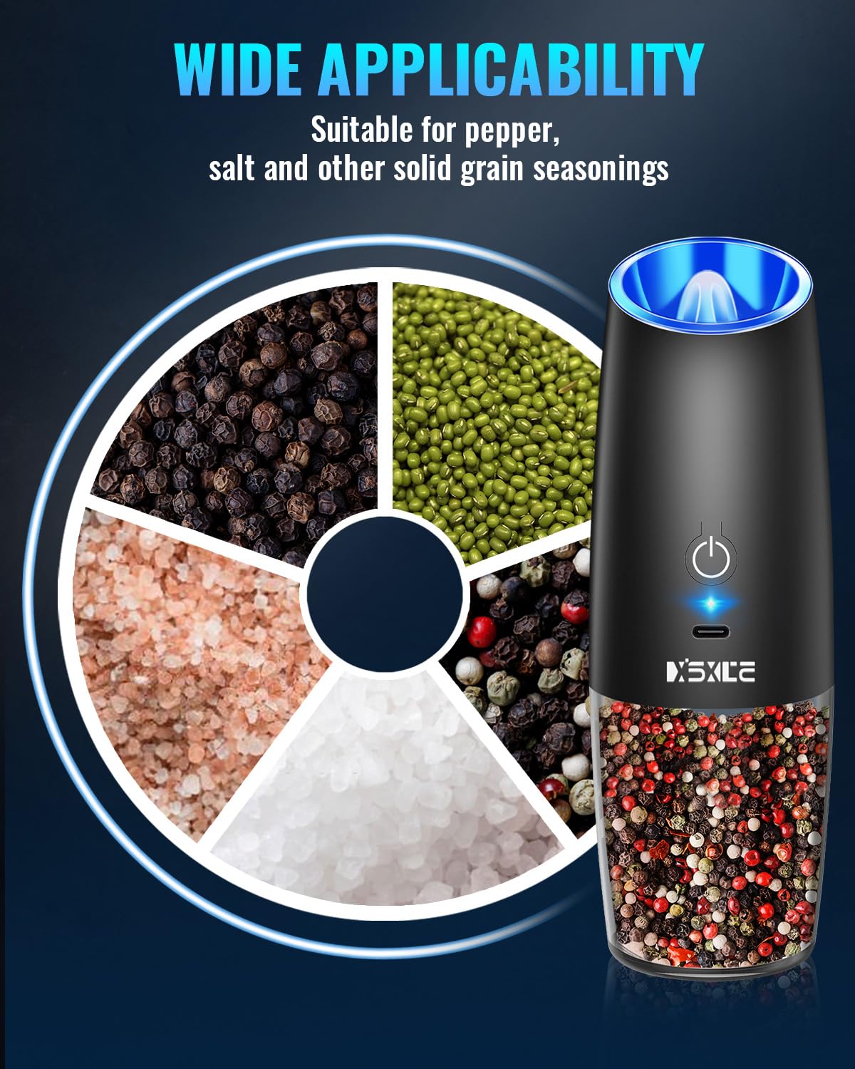 Diseño ergonómico para uso con una mano en la cocina.