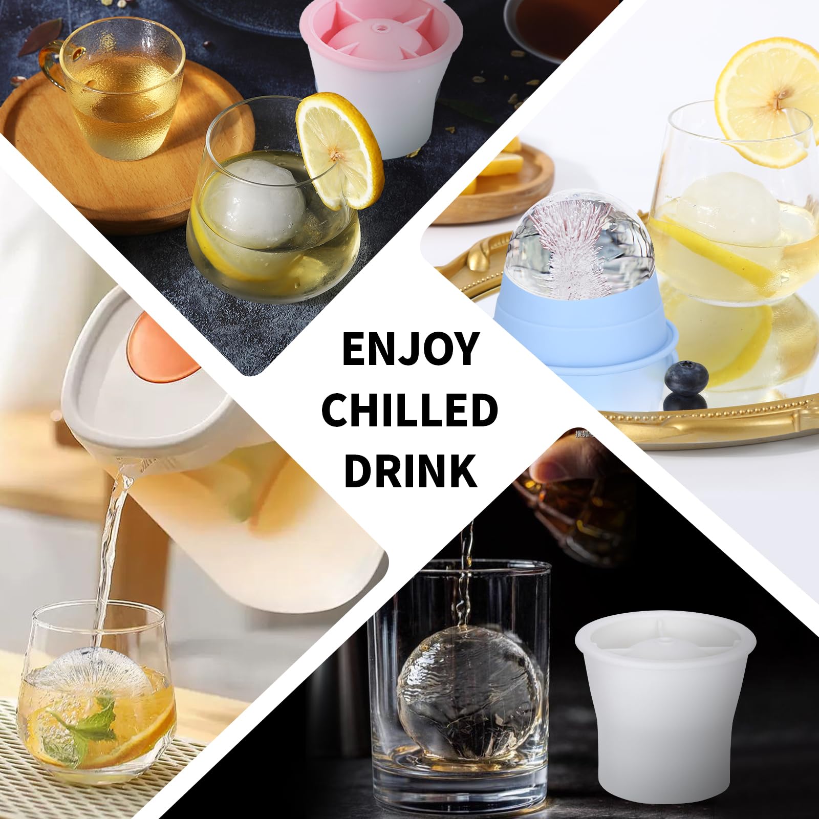 XIORRY molde versátil para fiestas y playa, ideal con bebidas.