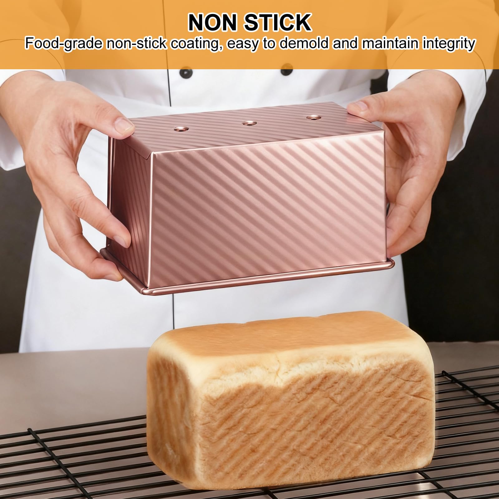 XIRUOXINKEMAO tapa de diseño seguro para hornear sin dorado excesivo